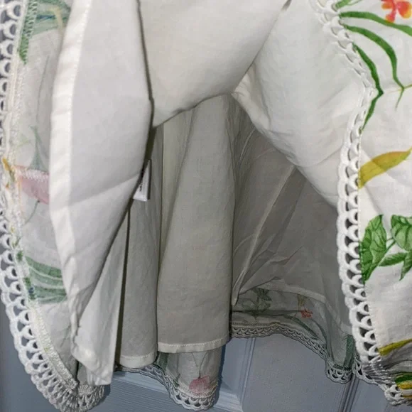 a loves a Tropical Print Off White Mini Dress - Picture 13 of 15